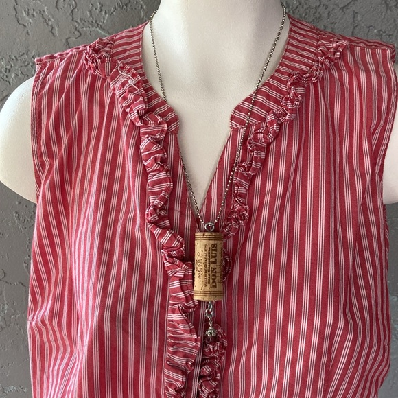 Handmade wine cork necklace with dangle charm NEW one of a kind Baja California - Picture 5 of 6